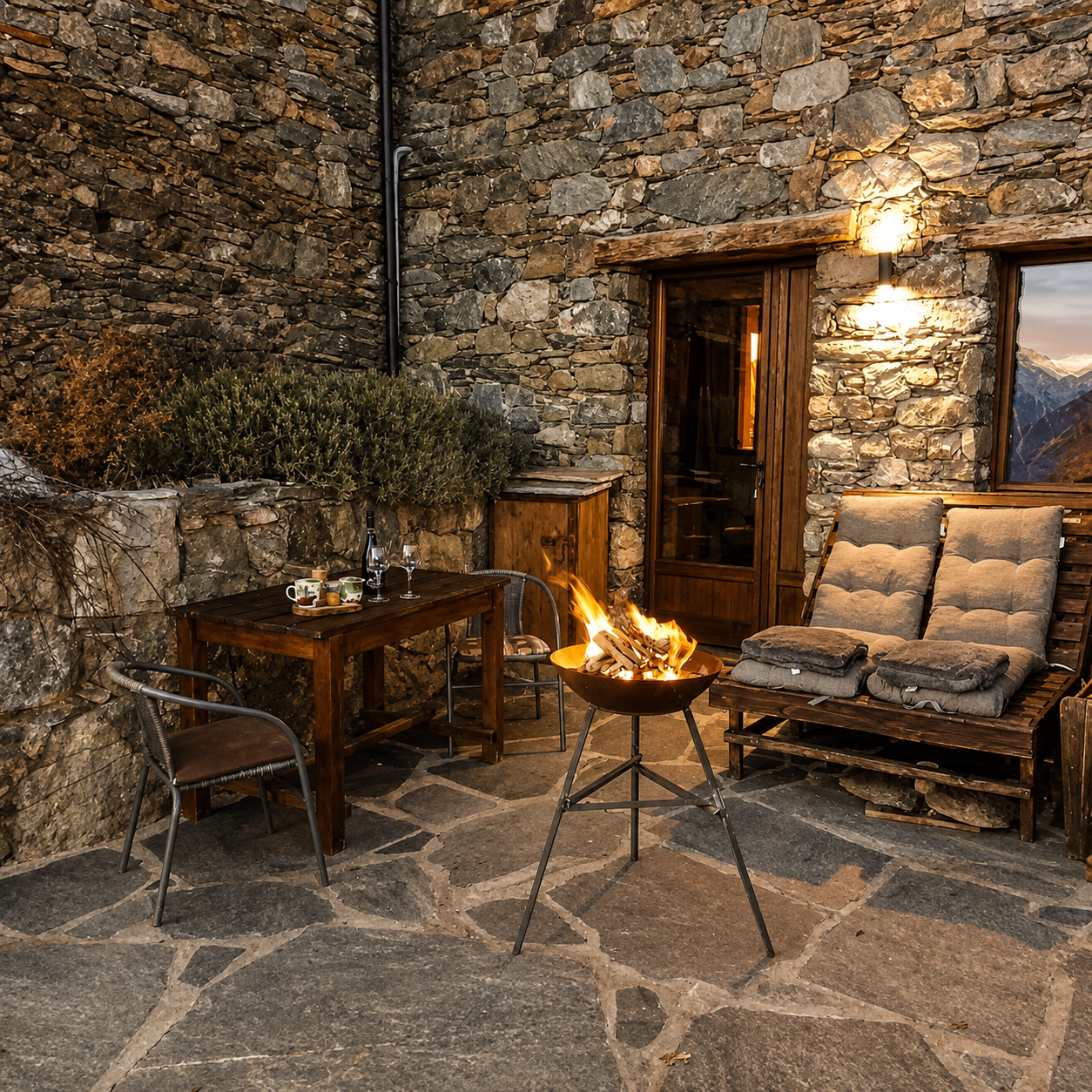 Appartamento Calendula — terrazza esterna