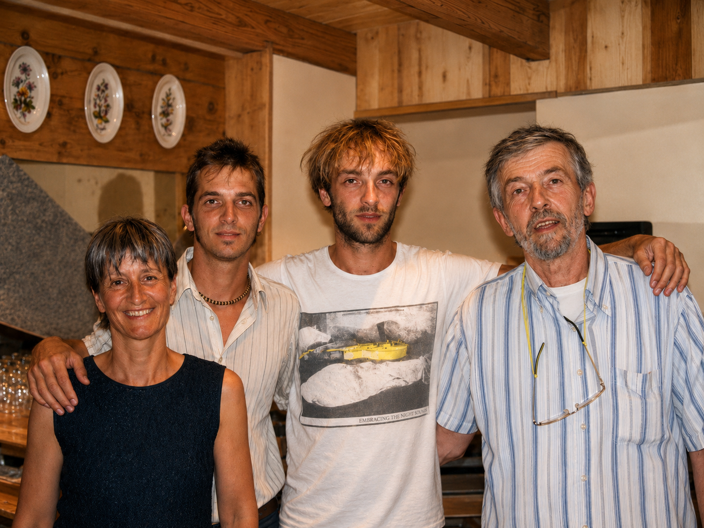 Alessandra e Aldo, i proprietari di Les Fleurs D'Aquilou